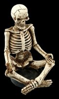 Yoga Skelett Teelichthalter - Muktasana