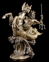 Poseidon Figurine on Sea-Horse - Olympic God