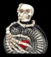 Deco Bottle Skull and Heart