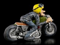 Funny Life Figur - Motorradfahrer mit gelben Helm