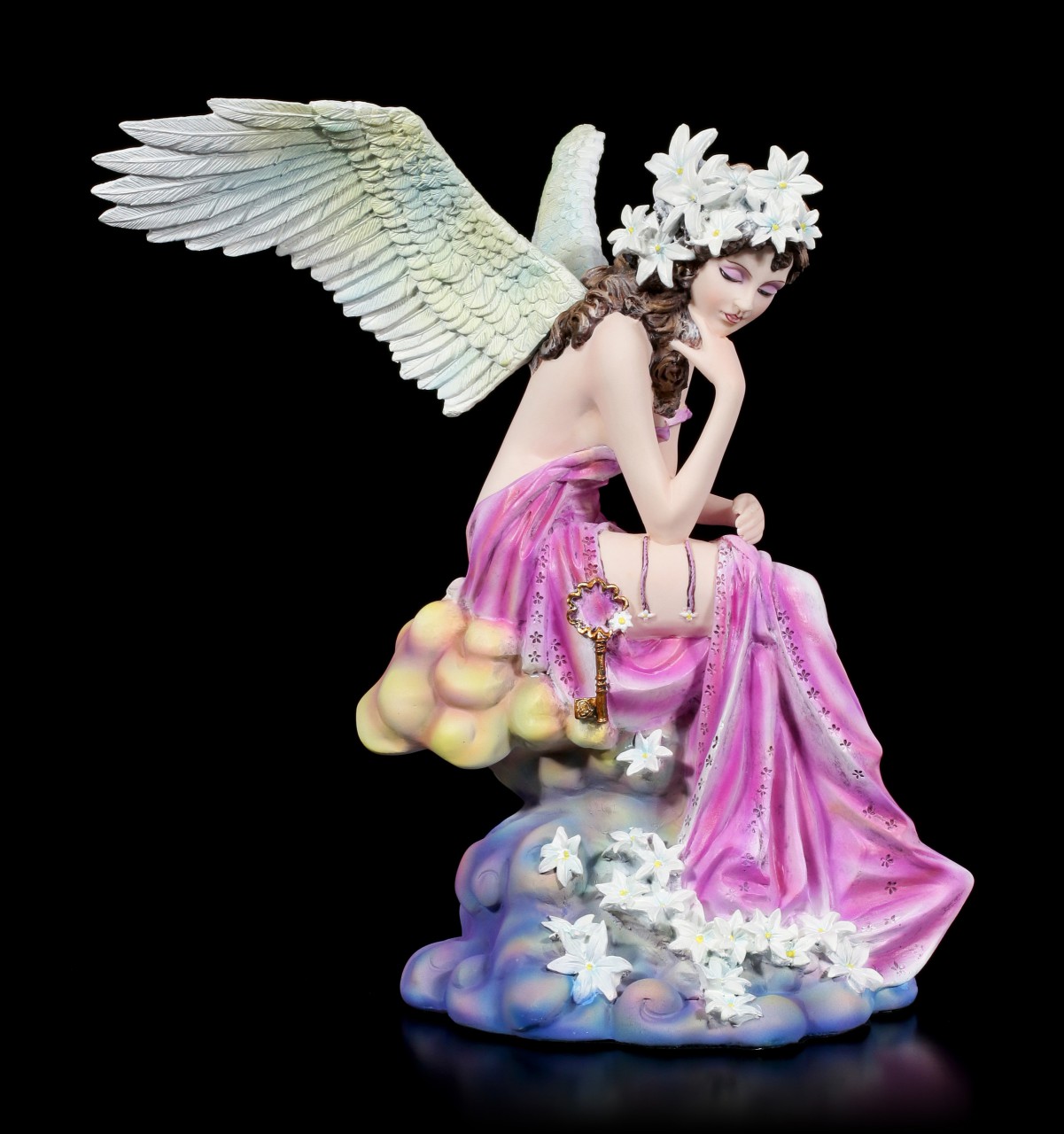 Engel Figur - Fiona mit goldenem Schlüssel