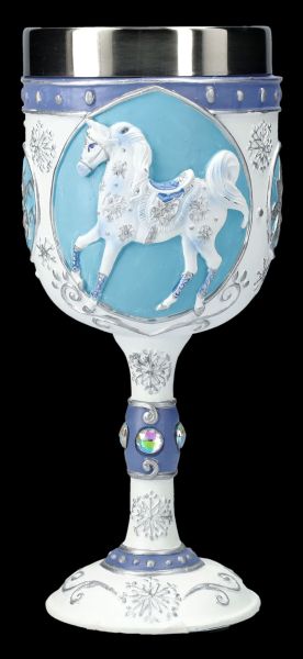 Goblet Horse - Snow Crystal