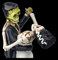 Skelett Figur - Frankensteins Monster & Braut tanzend