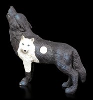 Wolf Spirit Figurine - Black