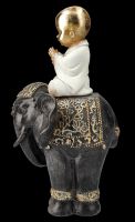 Buddha Figurine riding an Elephant