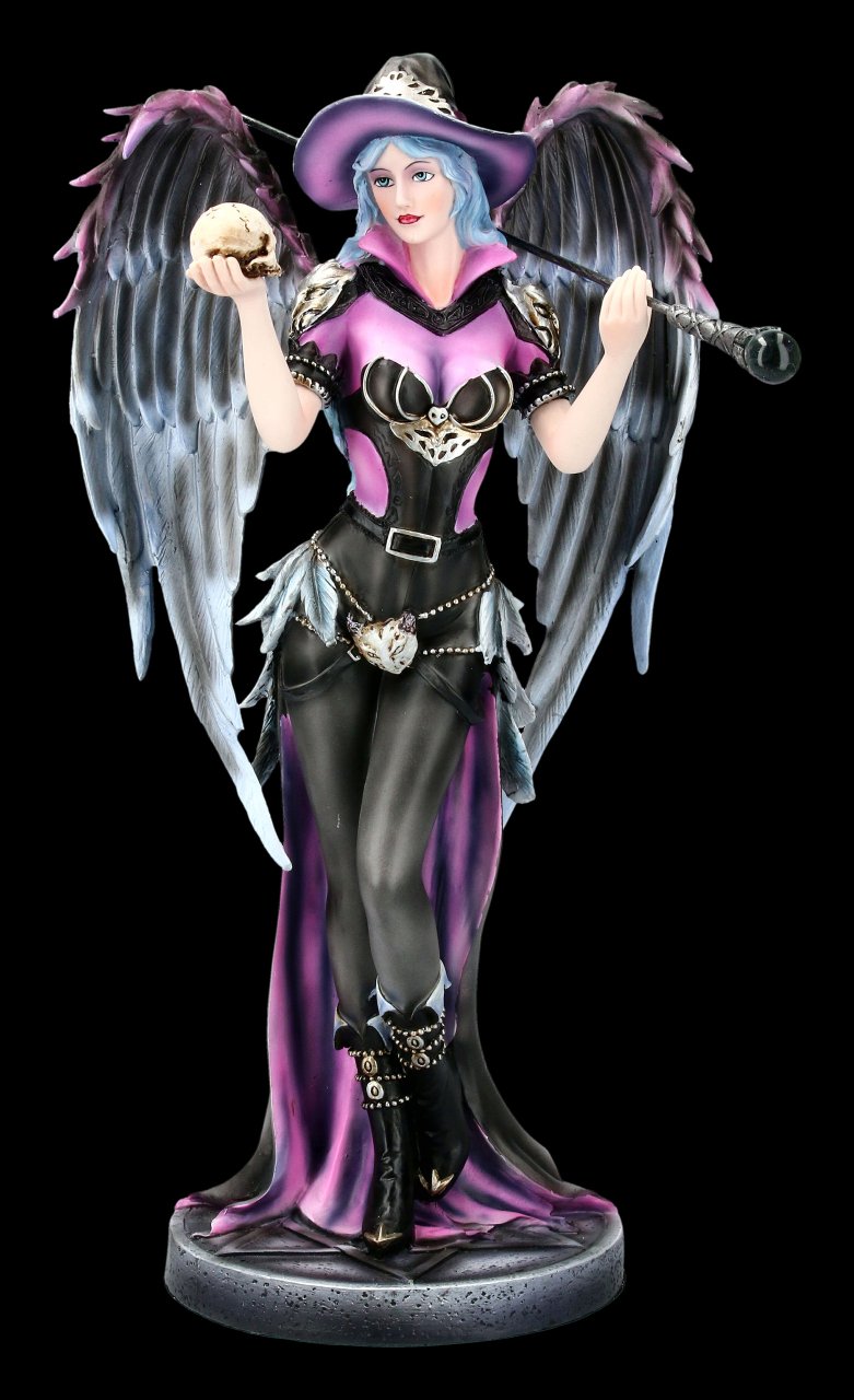 Engel Hexen Figur - Lamia mit Zepter