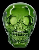Skull - translucent green