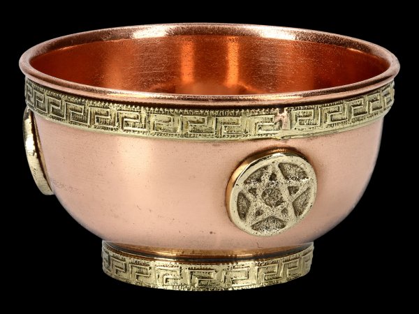 Ritual Copper Bowl with Pentagram