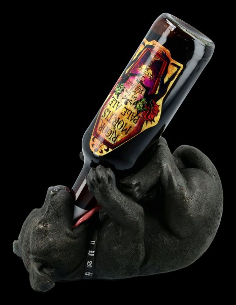 Staffordshire Bullterrier Figur als Flaschenhalter