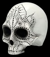 Skull Figurine - Pointillist Small
