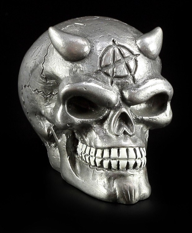 Skull Gear Knob - Silver Devil