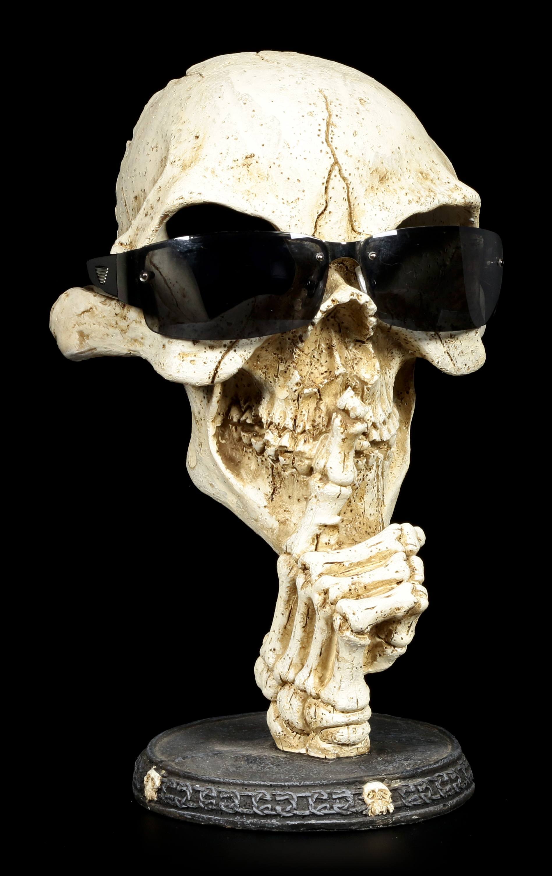 Brillenhalter - Skelett Totenkopf Fantasy