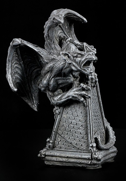 Gargoyle Figur als Flaschenaufsatz