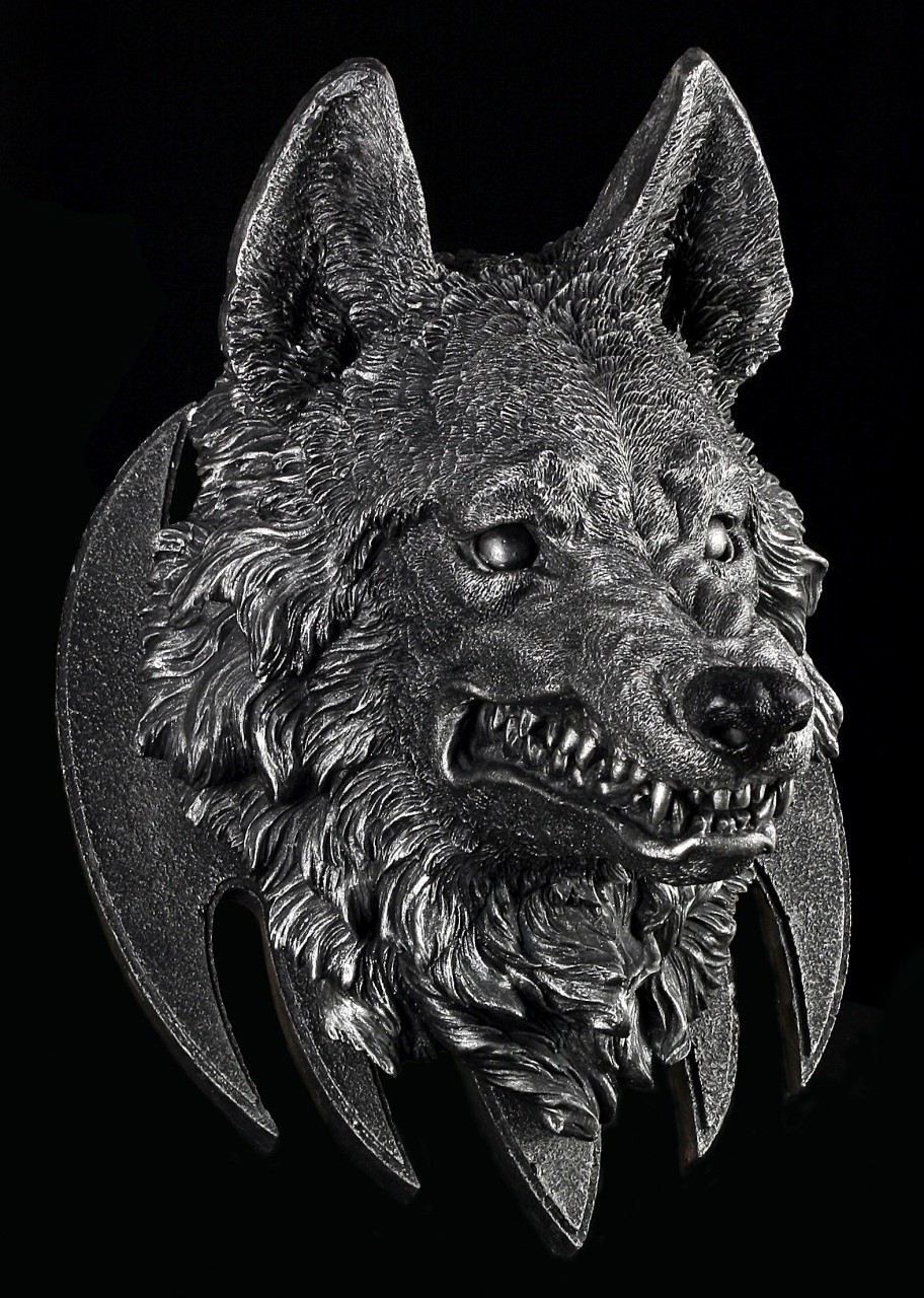 Wolf Head Wall Plaque - The Wild Beast Trophy
