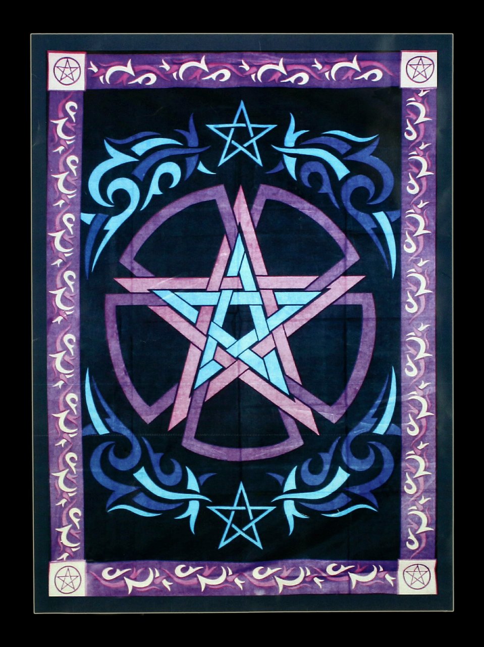 Cotton Tapestry - Celtic Pentacle
