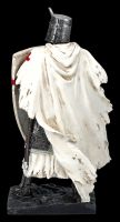 Knight Figurine white - Templar in Chainmail
