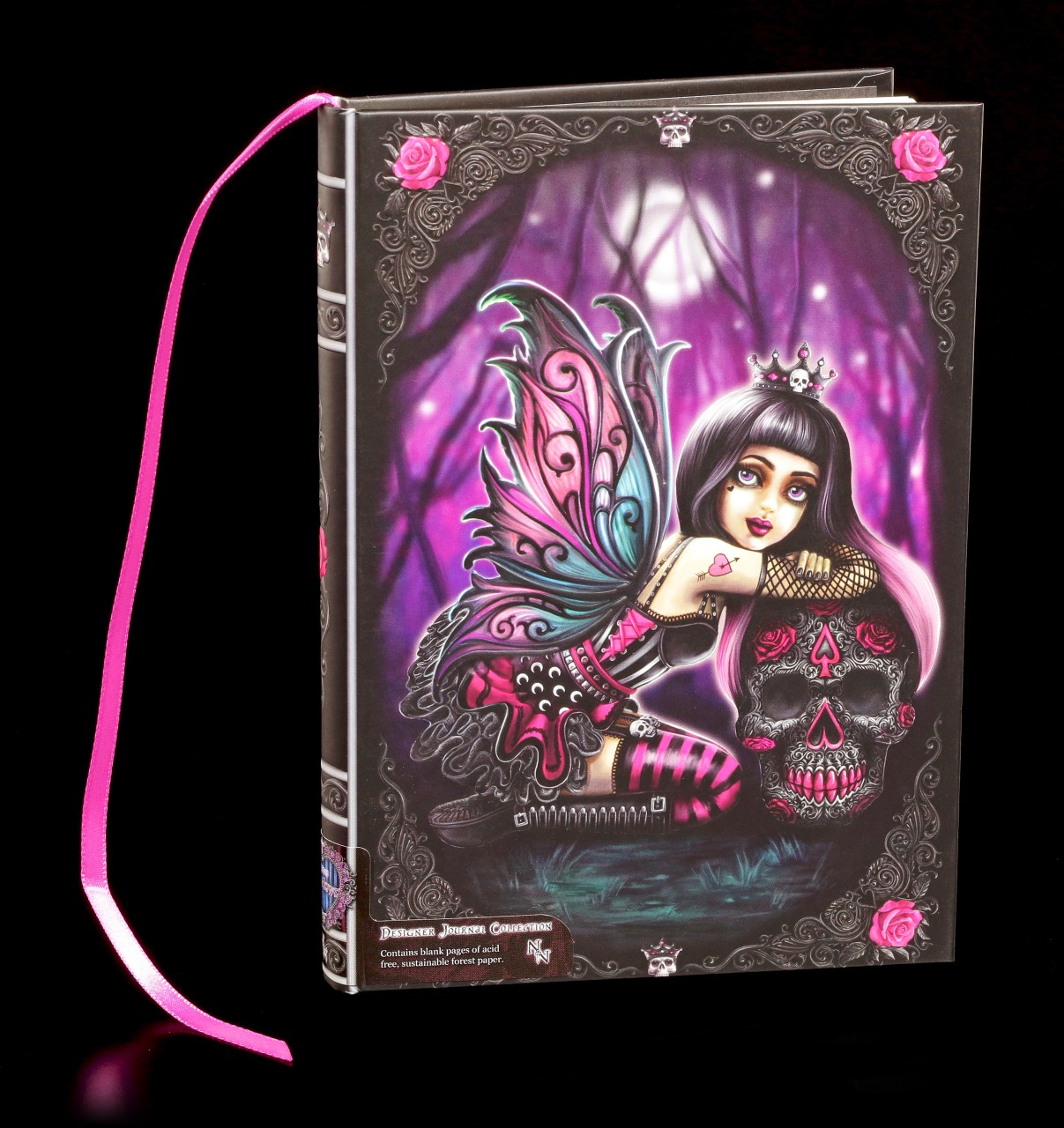 Notizbuch mit Gothic Elfe - Lolita