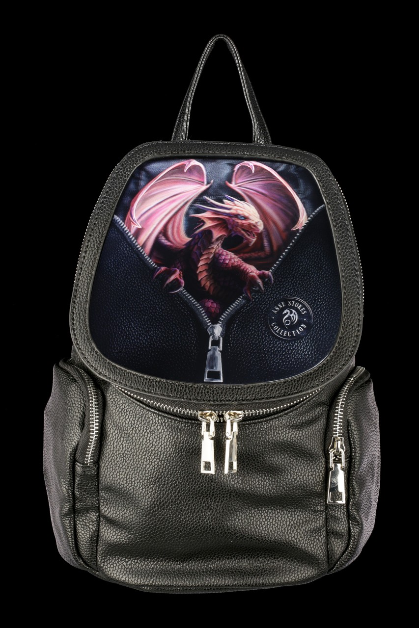 Anne Stokes Official 3D Unisex Backpack Oriental Dragon School Padded Laptop 