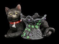 Witches Cat Crystall Ball Holder - Cosmo