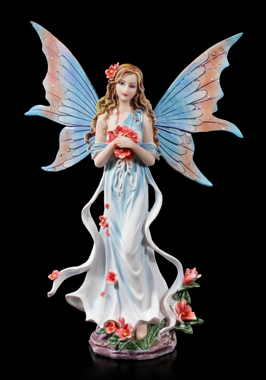 Fairy Figurine - Talia standing with Flowers