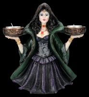 Double Tealight Holder - Witch