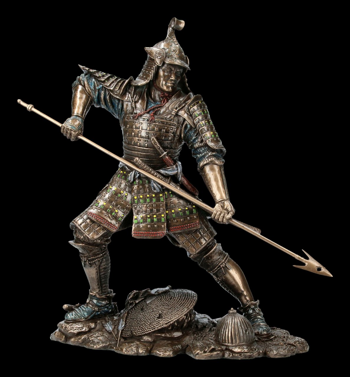 Samurai Figurine with Spear