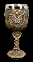Ritual Goblet of Baphomet - gold colored