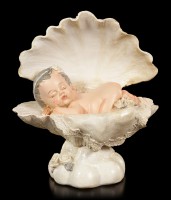 Baby Figurine - Sleeping in Shell