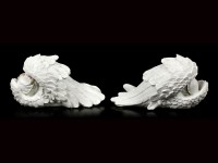 White sleeping Angel Figurines - Set of 2