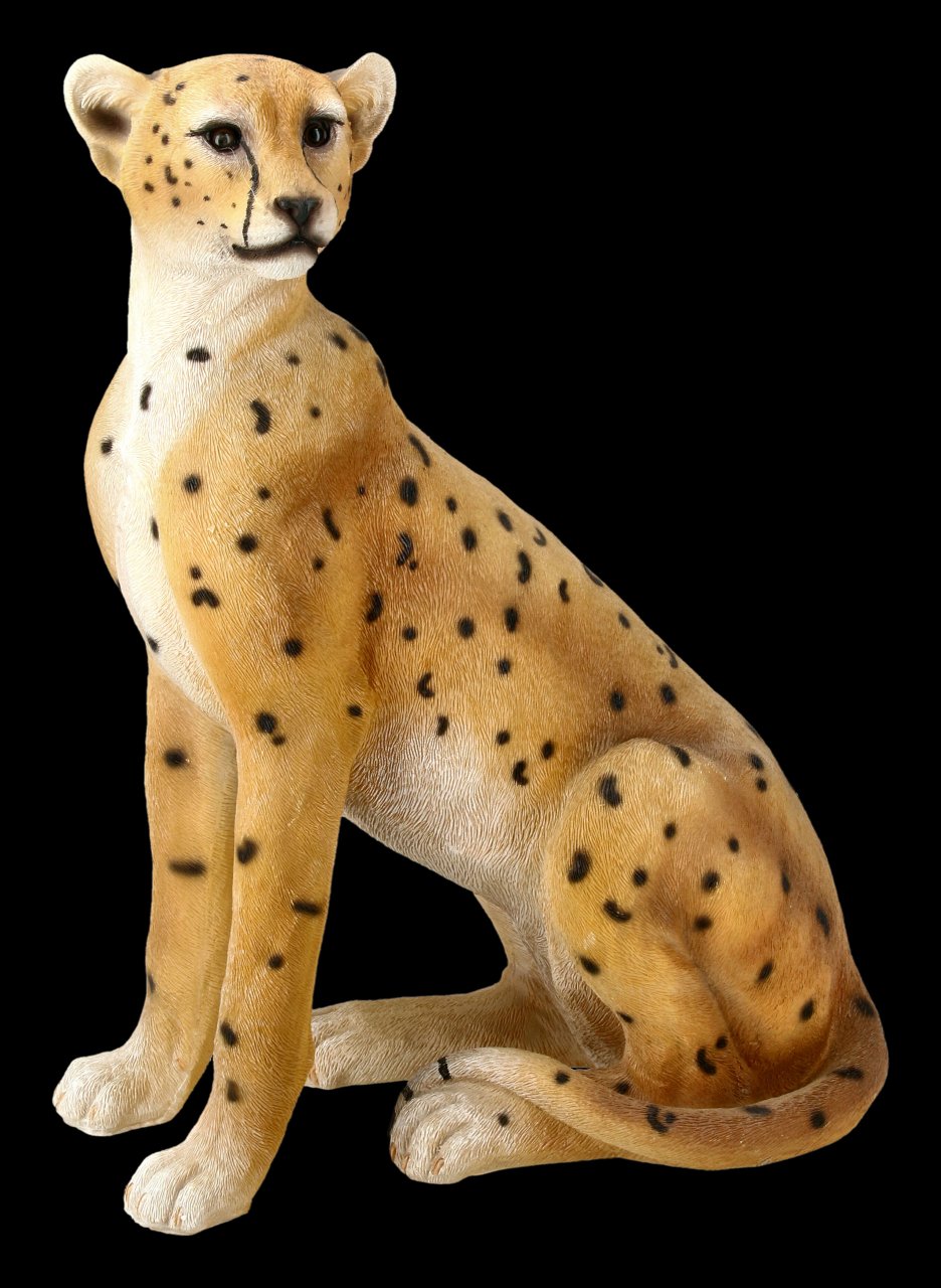 Garden Figurine - Sittting Leopard