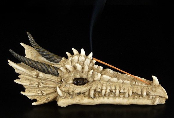 Draco Skull Incense Holder