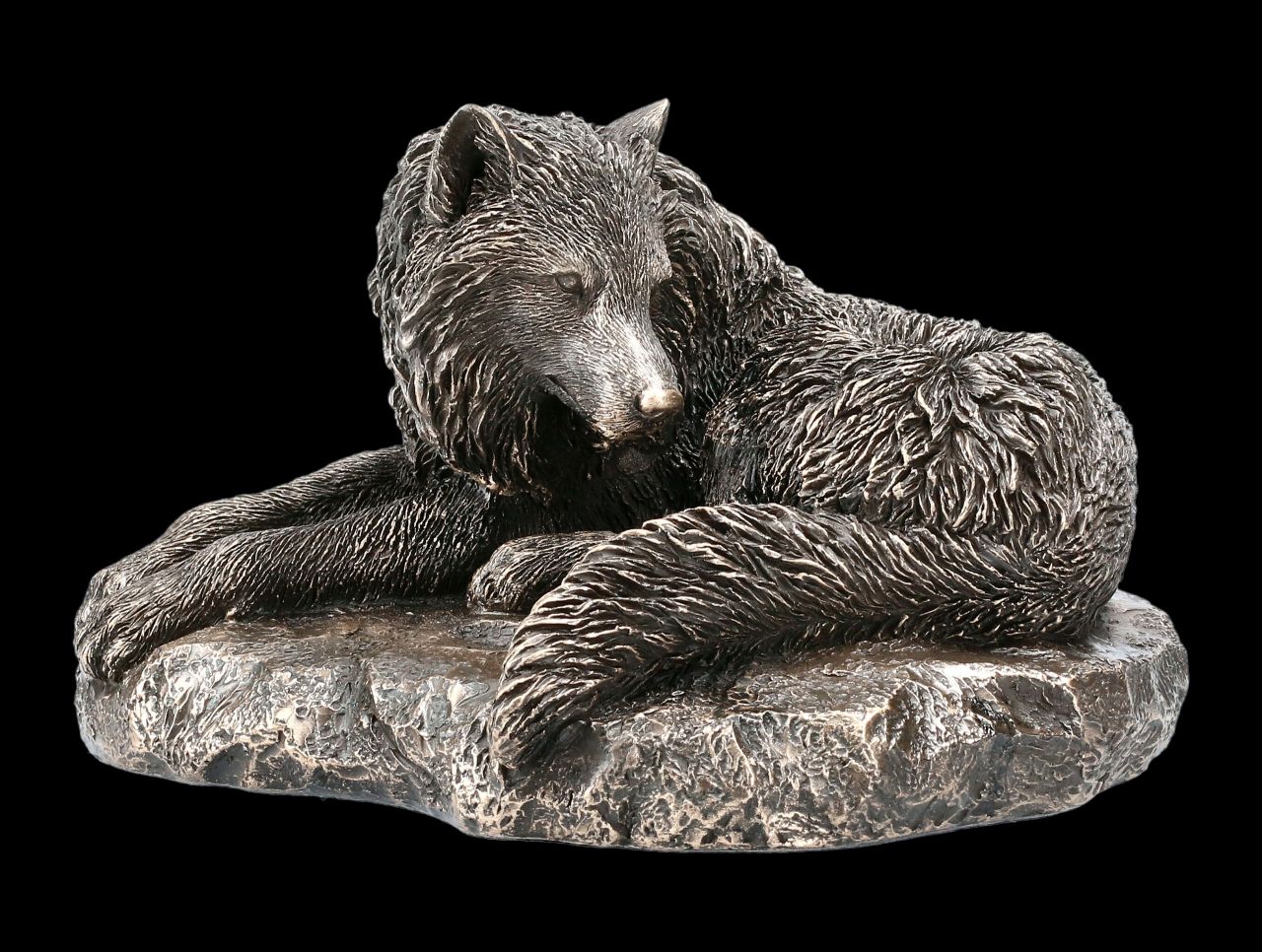 Wolf Figurine - Guardian of the North - bronzed