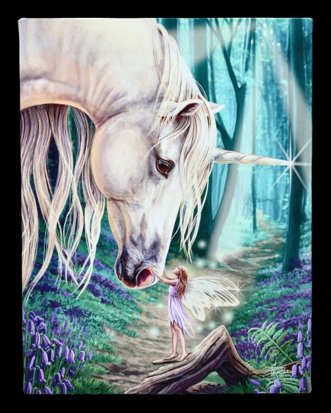 Small Canvas with Unicorn - Fairy Whispers