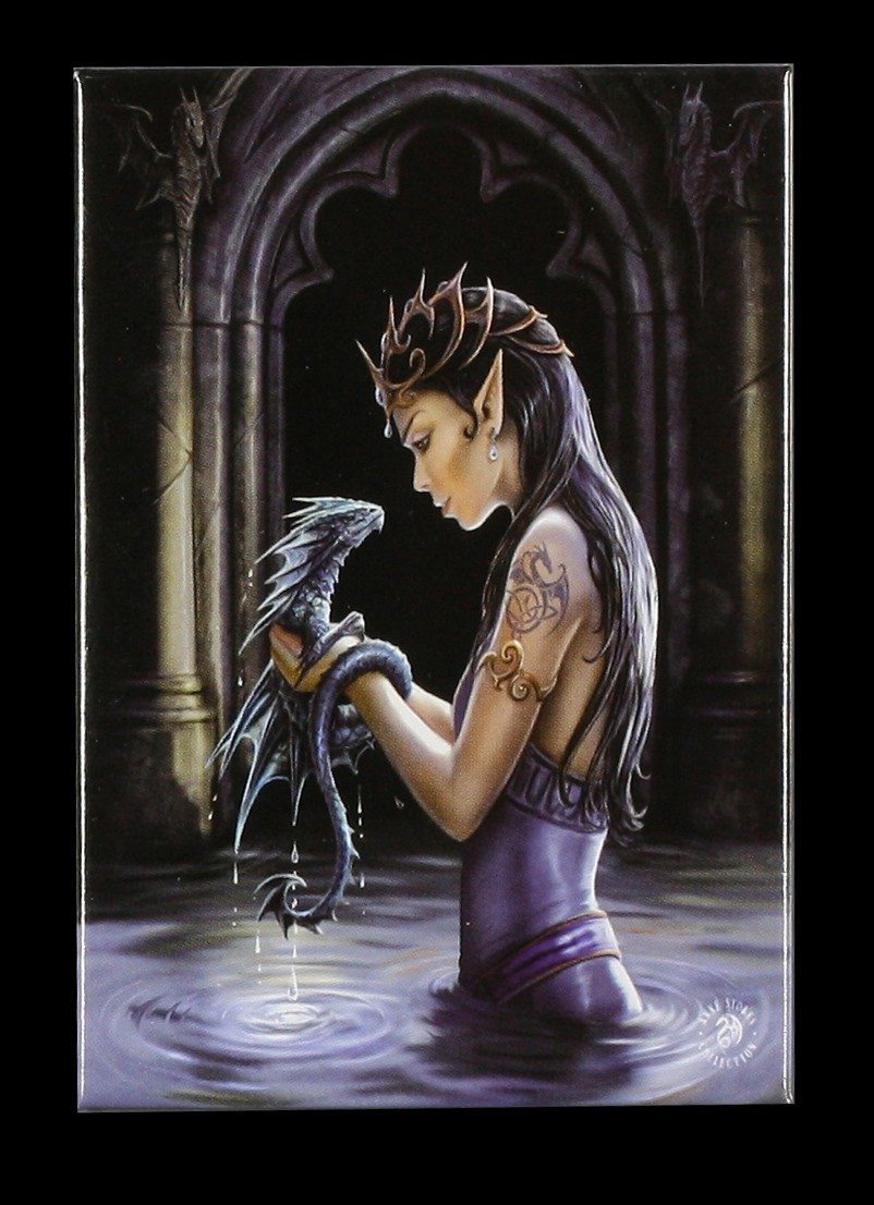 Magnet Fantasy - Water Dragon by Anne Stokes
