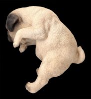 Pug Puppy Figurine as Flowerpot Hanger