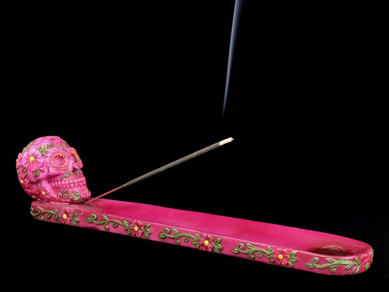 Incense Stick Holder - Sugar Blossom Skull