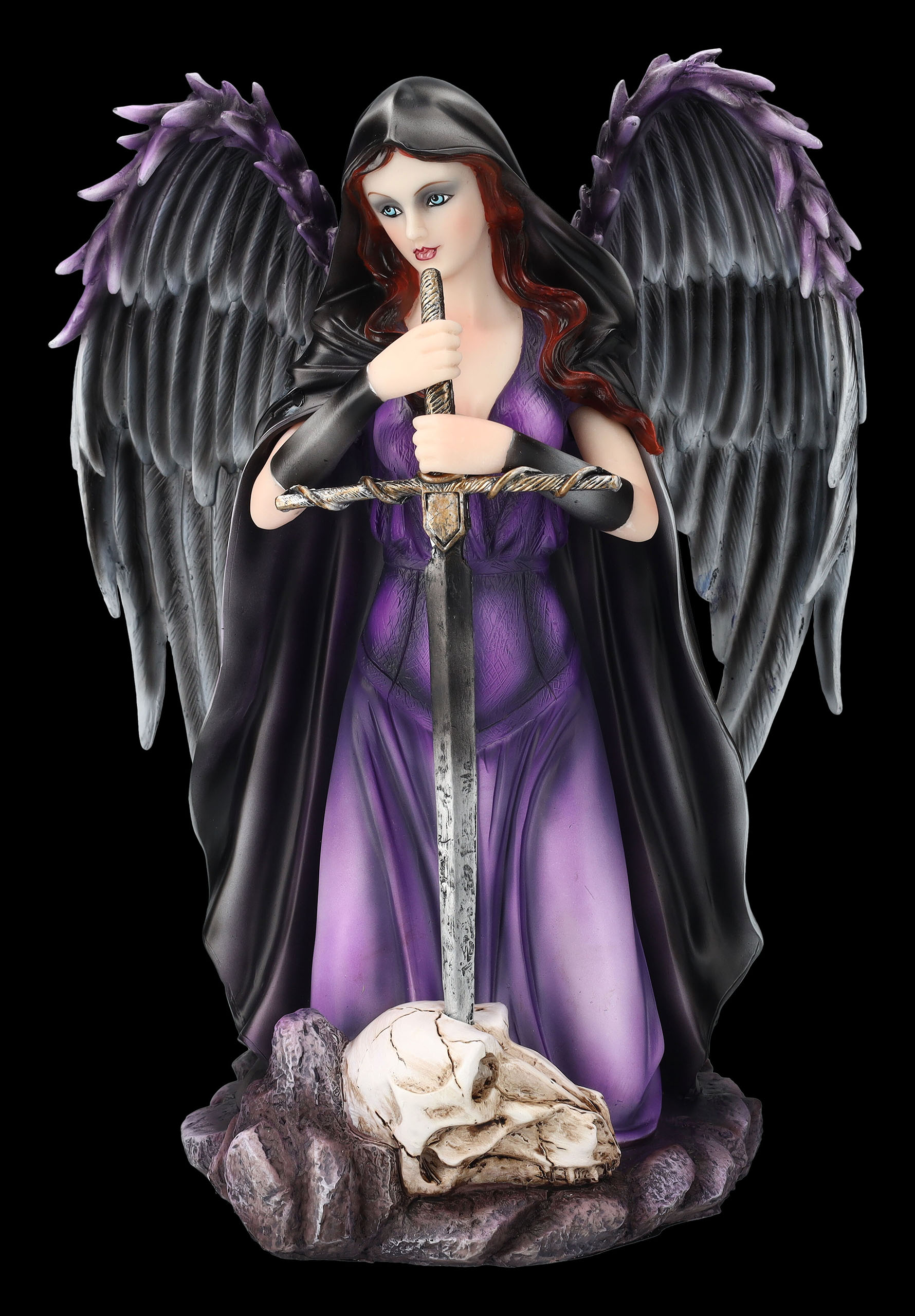 Engel Figur Angel of Grief nach Antonio Bernieri Fantasy Replikat Kunst Deko 