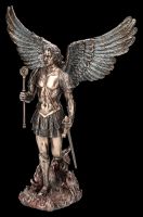 Archangel Michael Figurine - On Fire with Sceptre