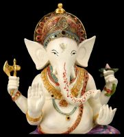 Ganesha Figurine Hand painted - Symbol of Wisdom