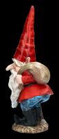 Gnome Figurine with Lantern & Sack