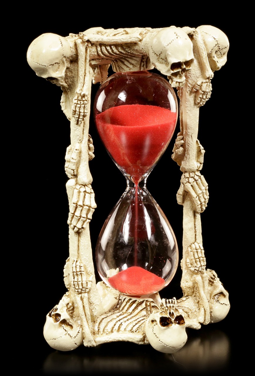 Skeleton Hour Glass - Eight Souls