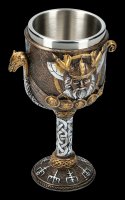 Goblet - Viking with Ship