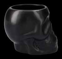 Plant Pot - Black Skull