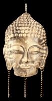 Windspiel - Buddha Kopf mit Glocken