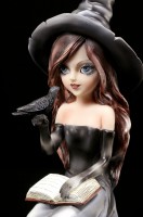 Witch Figurine - Regan with Raven
