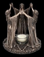 Teelichthalter - Dreifach Göttin Wicca Zeremonie