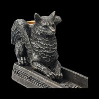 Incense Candle Holder - Winged Wolf