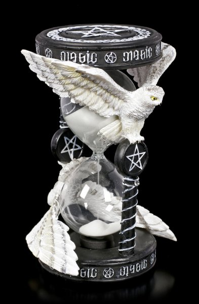 Drachen Sanduhr 17 cm Gothic Figur Drache Dragon hourglass Zeit messen Uhr Sand 