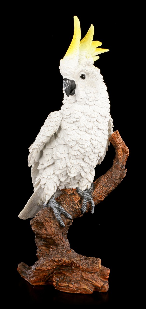 Garden Figurine - Cockatoo on Branch