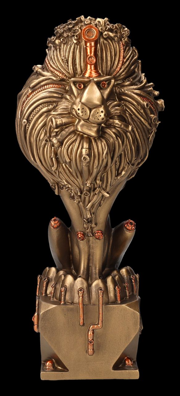 Steampunk Lion Figurine - King of Pride